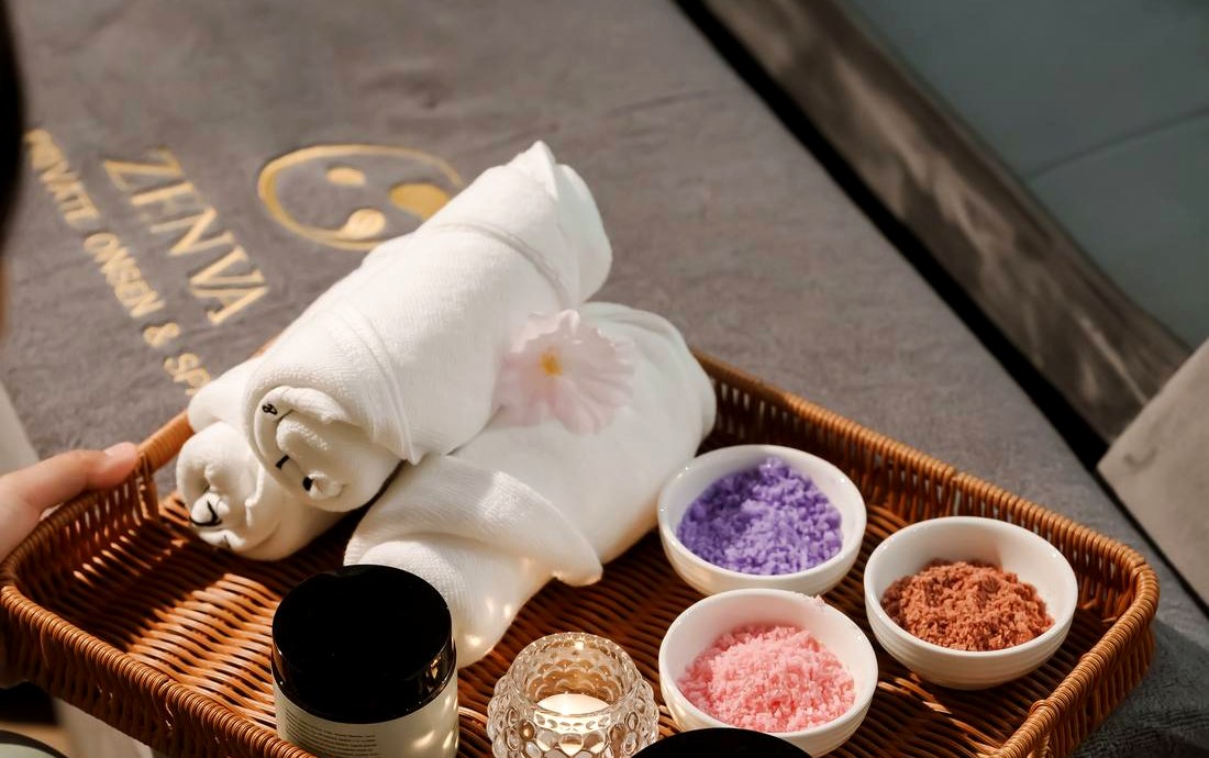 Zenva signature spa treatment tray